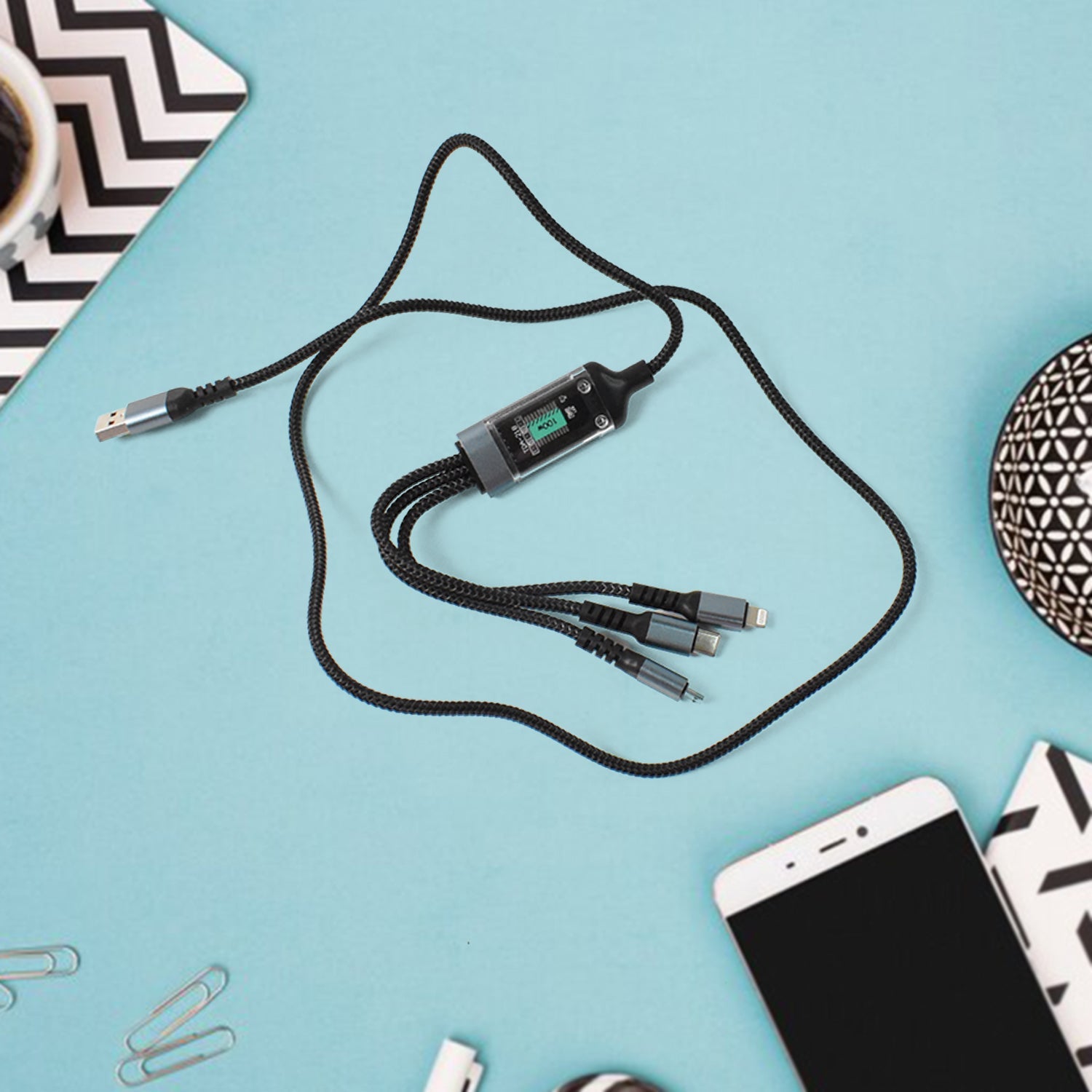 3-in-1 Super Fast Charging Cable 100w 3-in-1 Super Fast Charging Cable 100w